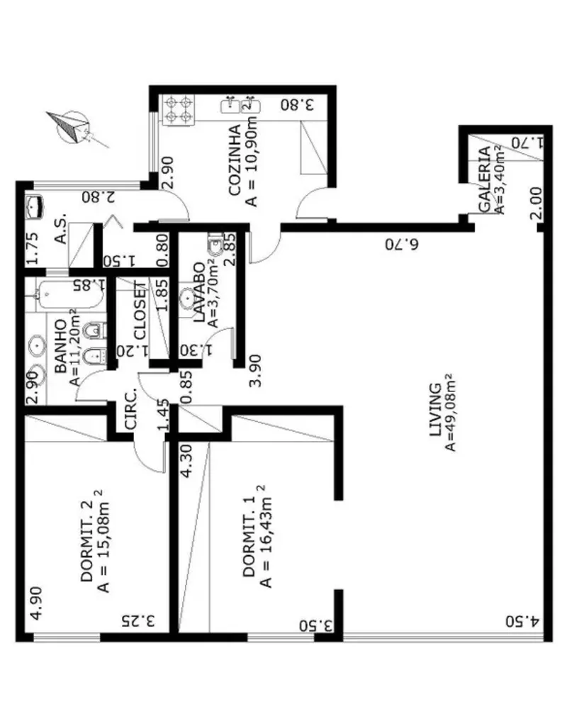Apartamento, 2 quartos, 120 m² - Foto 16