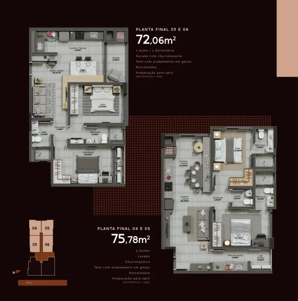 Apartamento, 2 quartos, 72 m² - Foto 14