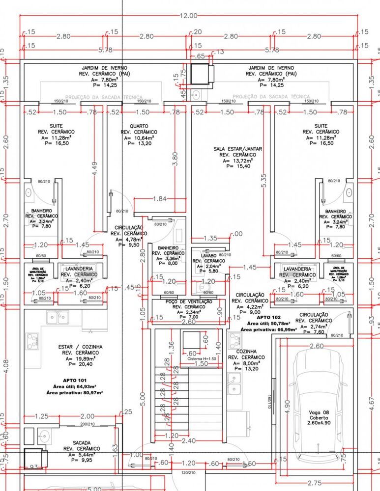 Apartamento à venda com 2 quartos, 71m² - Foto 3