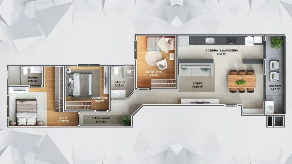 Apartamento, 2 quartos, 71 m² - Foto 12