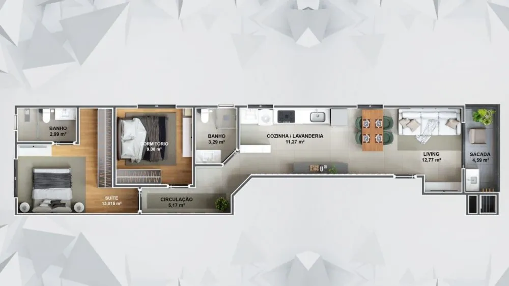 Apartamento, 2 quartos, 71 m² - Foto 8