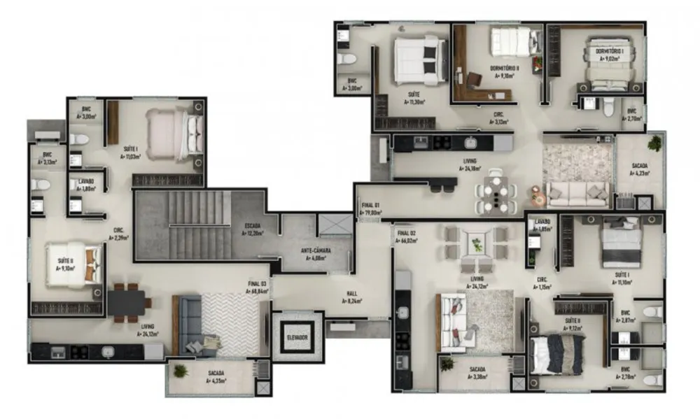 Apartamento, 2 quartos, 69 m² - Foto 20