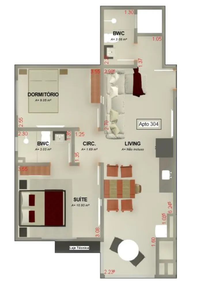 Apartamento, 2 quartos, 64 m² - Foto 14