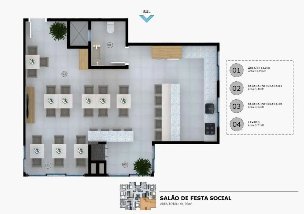 Apartamento, 2 quartos, 64 m² - Foto 10