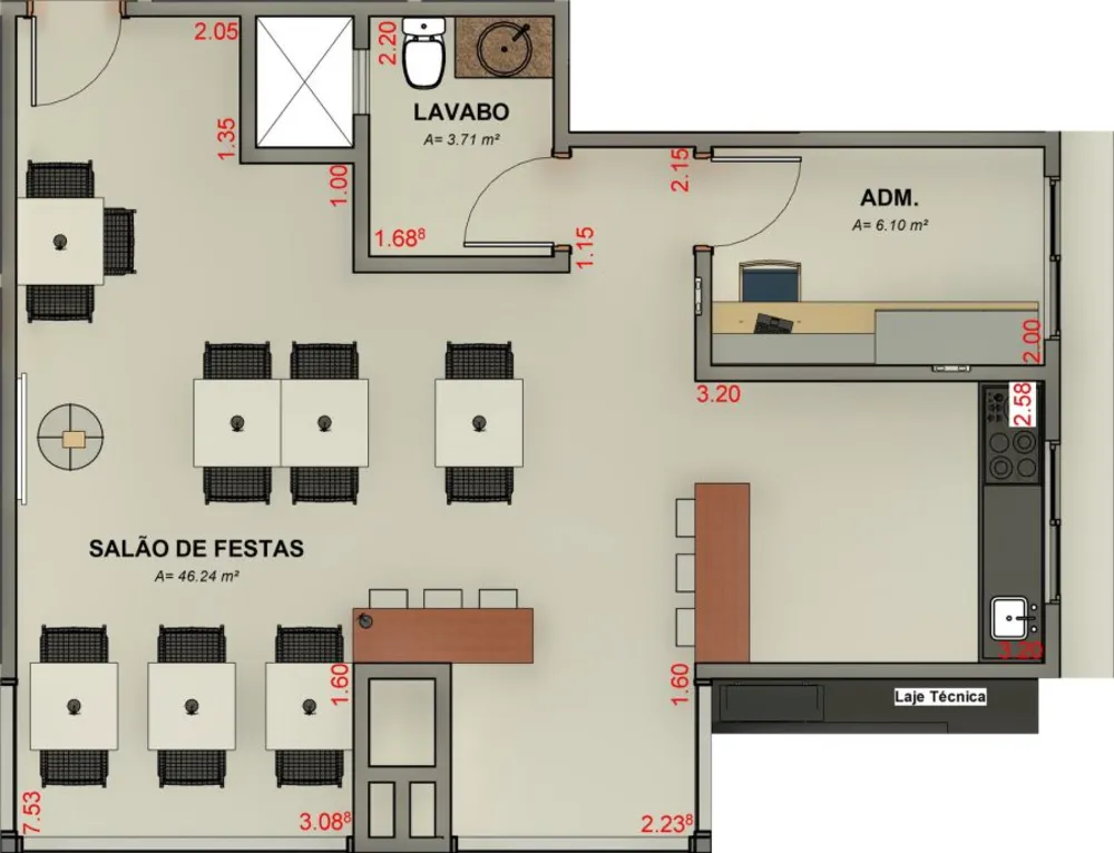 Apartamento, 2 quartos, 64 m² - Foto 15