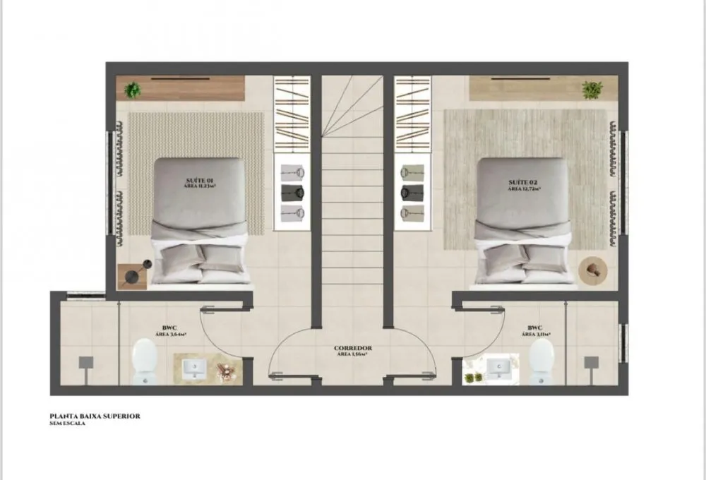 Sobrado, 2 quartos, 82 m² - Foto 3