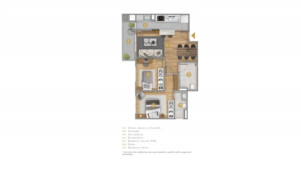 Apartamento, 2 quartos, 66 m² - Foto 14