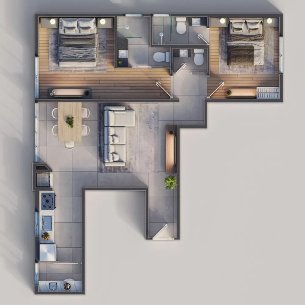 Apartamento, 2 quartos, 63 m² - Foto 11