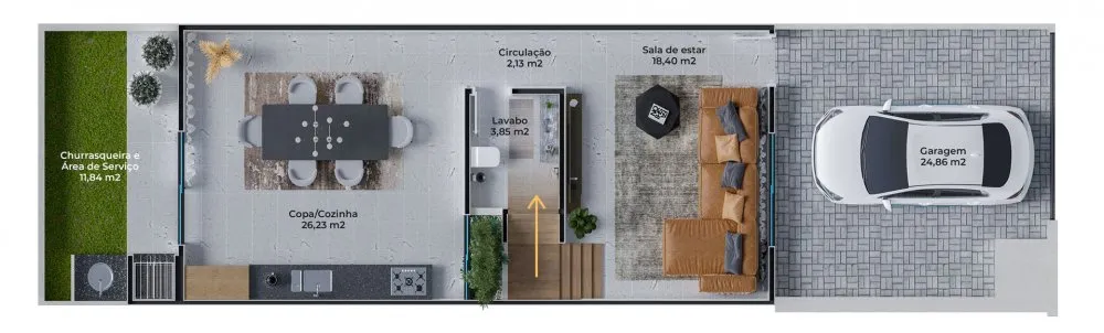 Sobrado, 2 quartos, 136 m² - Foto 5