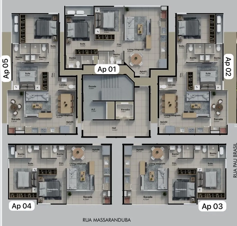 Apartamento, 2 quartos, 62 m² - Foto 7