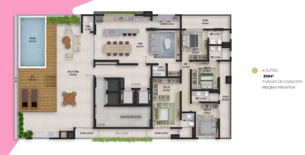 Apartamento, 1 quarto, 40 m² - Foto 16