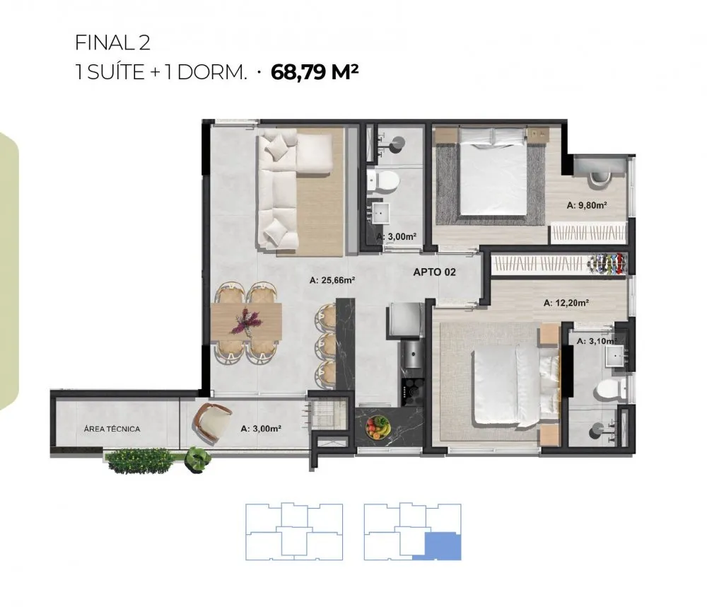 Apartamento, 1 quarto, 40 m² - Foto 14