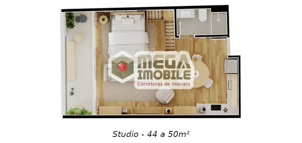 Apartamento, 1 quarto, 47 m² - Foto 13