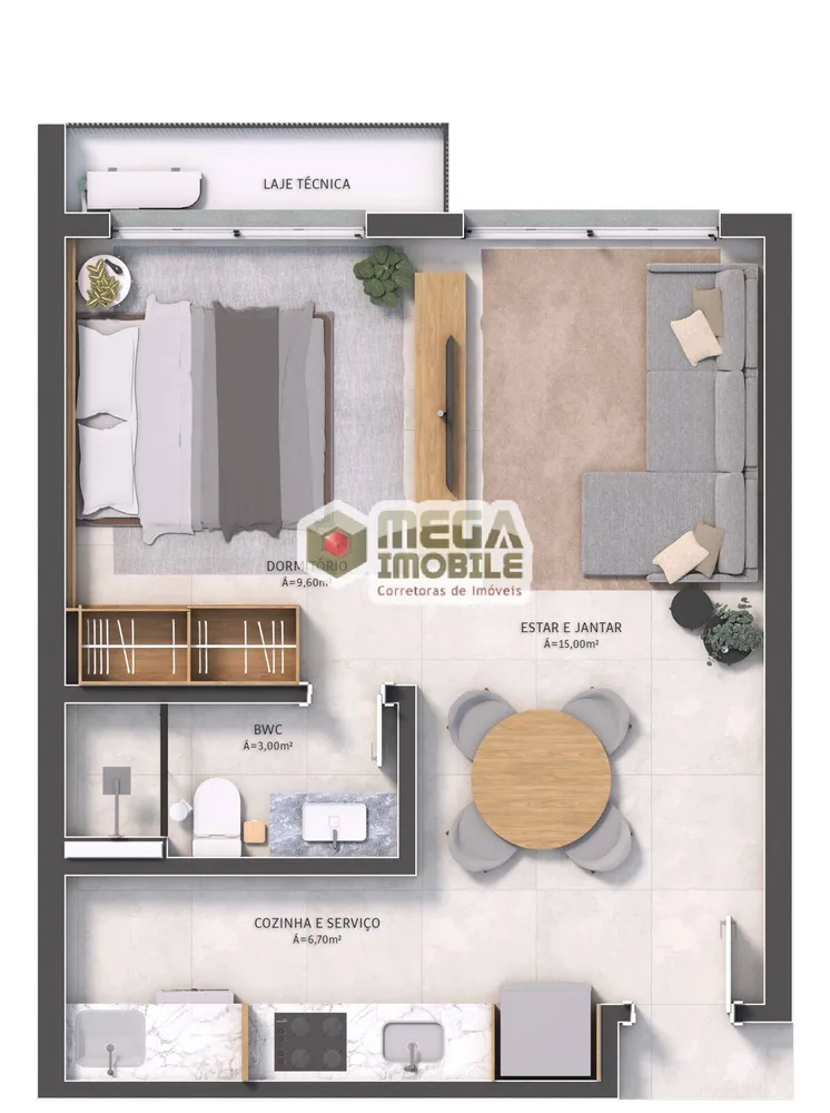 Apartamento, 1 quarto, 40 m² - Foto 16