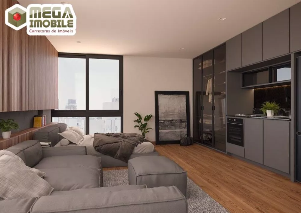 Apartamento à venda com 1 quarto, 44m² - Foto 1