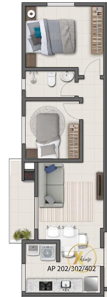 Apartamento, 2 quartos, 47 m² - Foto 4