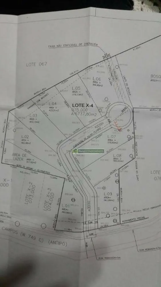 Loteamento e Condomínio, 614 m² - Foto 1