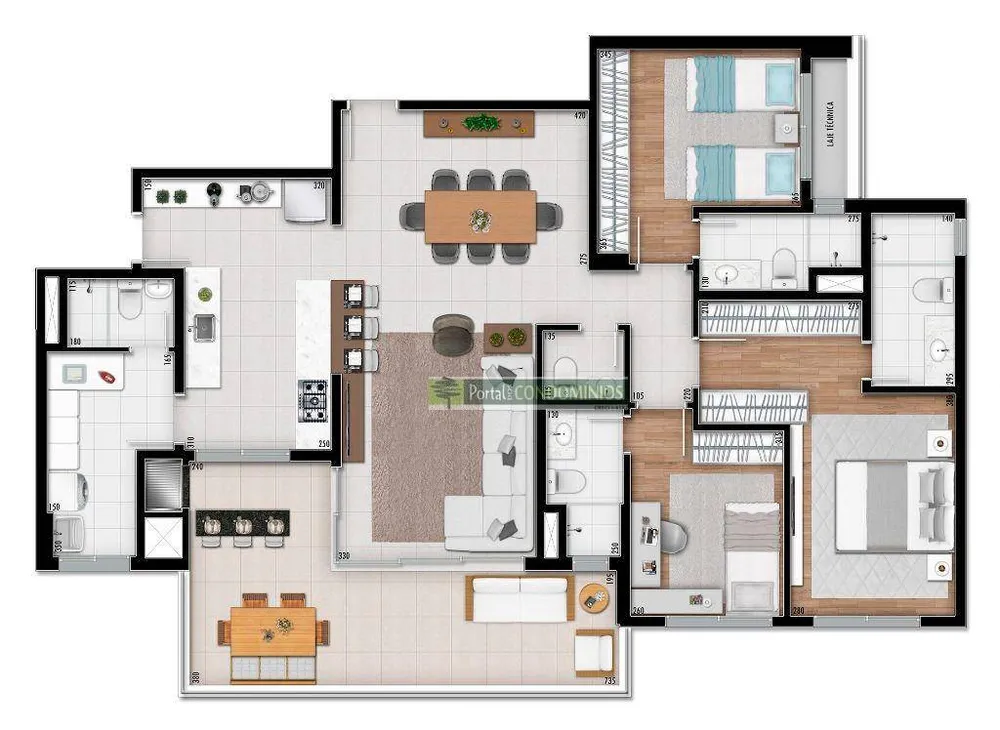 Apartamento, 3 quartos, 141 m² - Foto 14