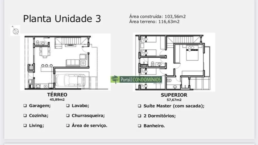 Sobrado, 3 quartos, 104 m² - Foto 16