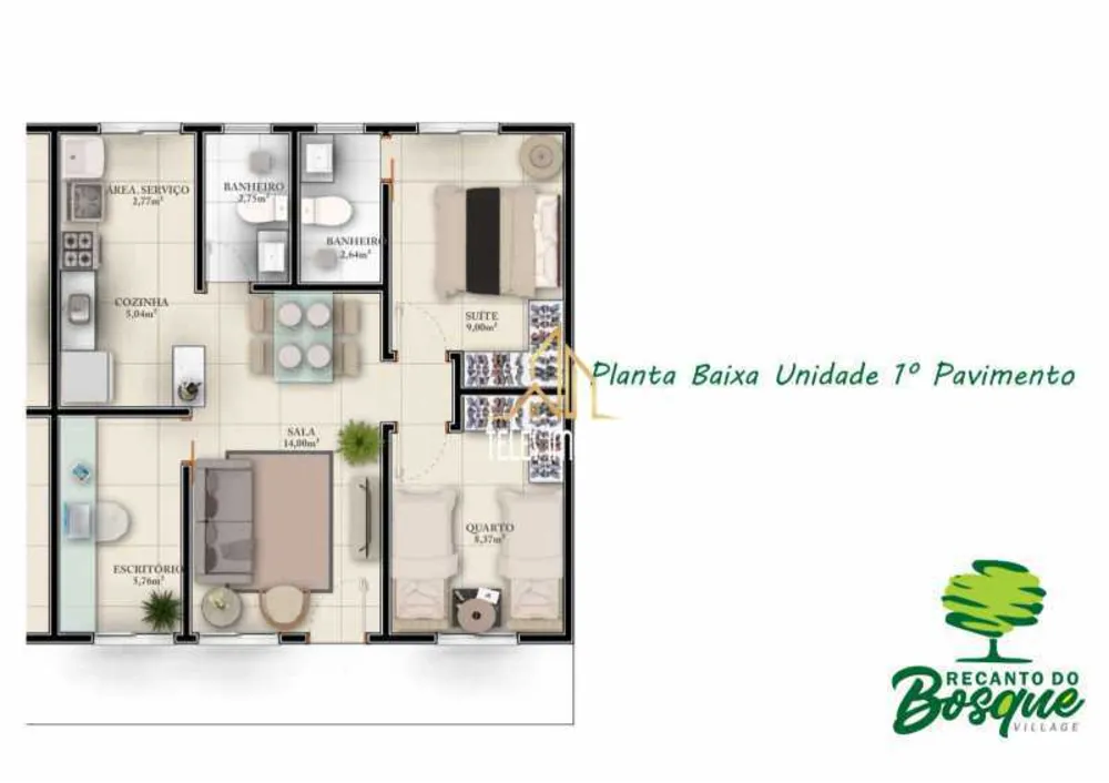 Apartamento, 3 quartos, 70 m² - Foto 12
