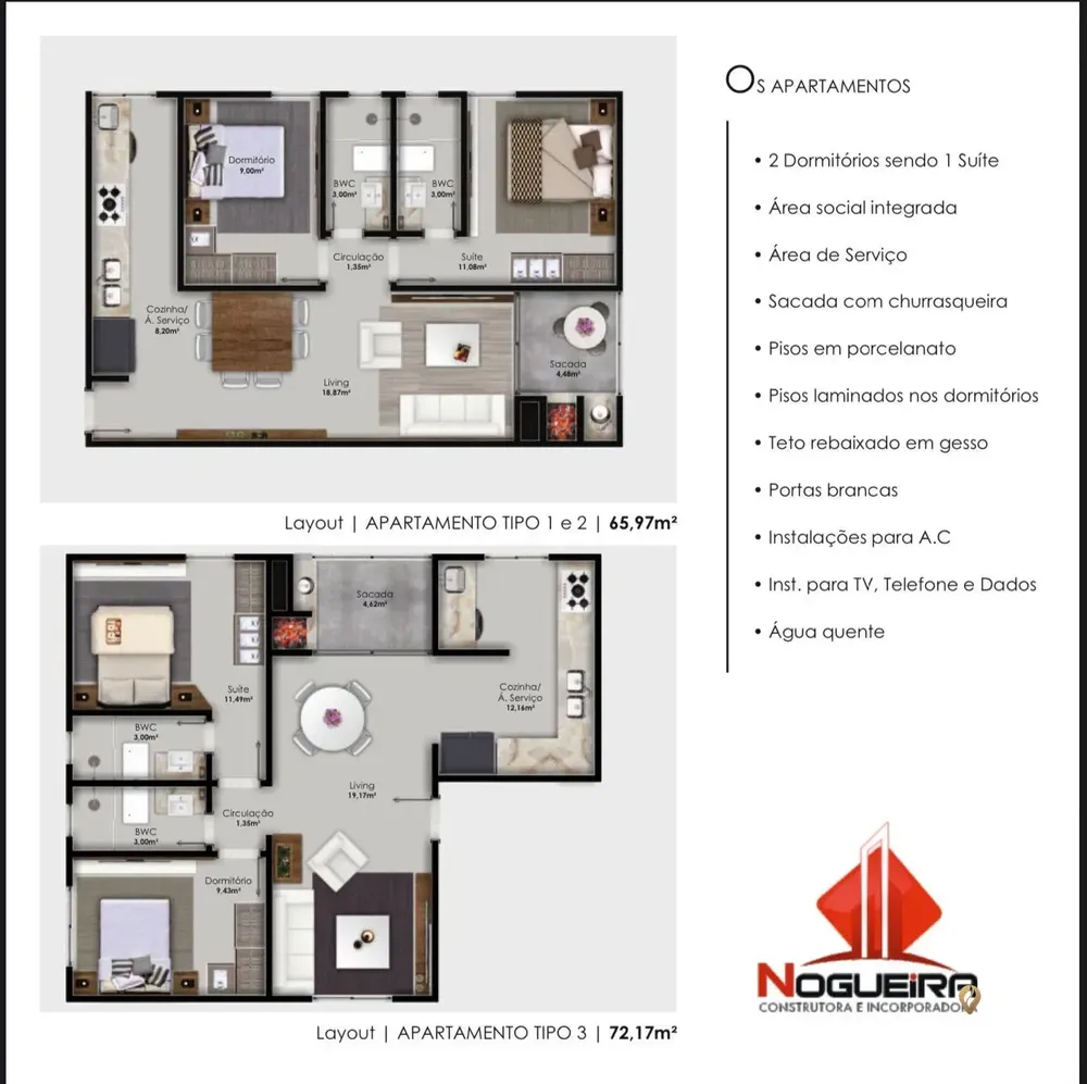 Apartamento, 2 quartos, 65 m² - Foto 4