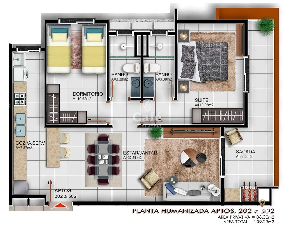Apartamento, 2 quartos, 89 m² - Foto 3