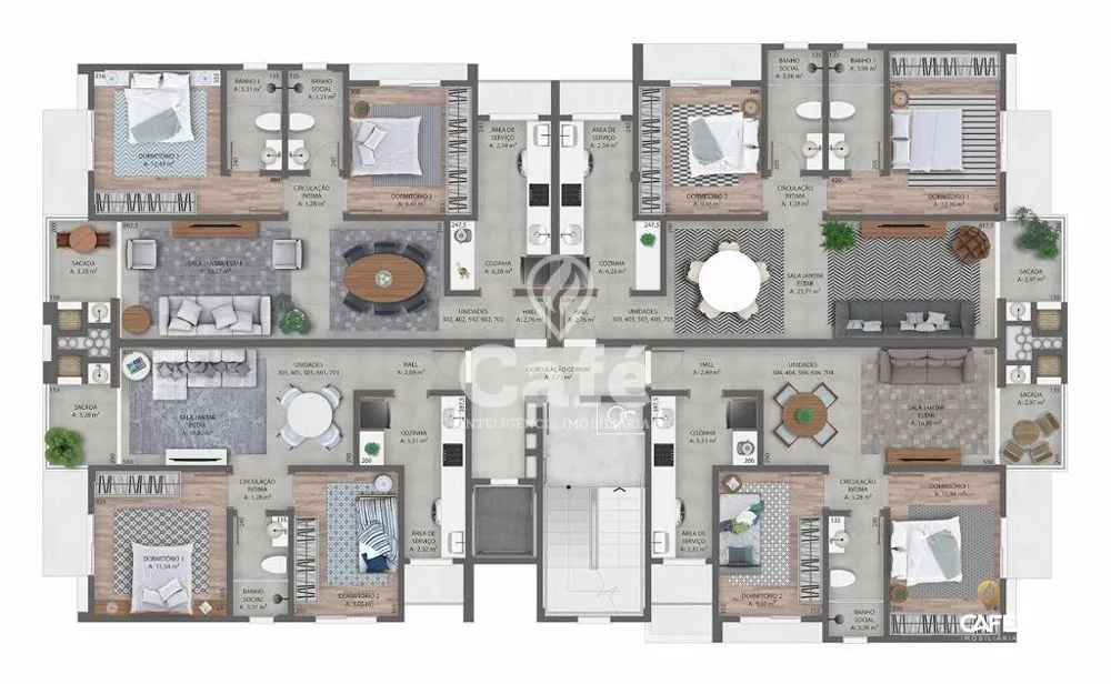 Apartamento, 2 quartos, 79 m² - Foto 2