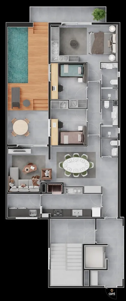 Apartamento, 3 quartos, 122 m² - Foto 3