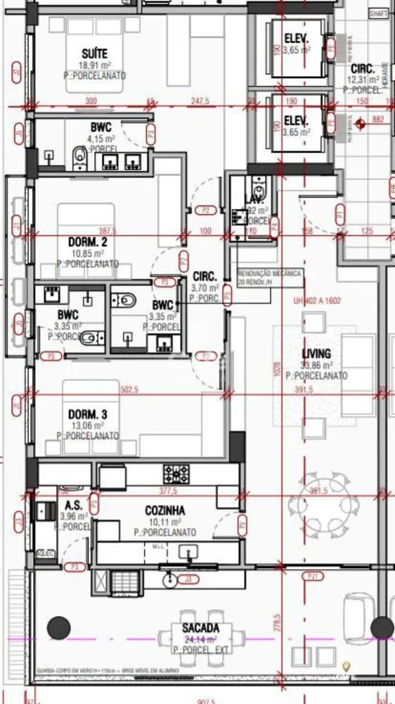 Apartamento, 3 quartos, 152 m² - Foto 2