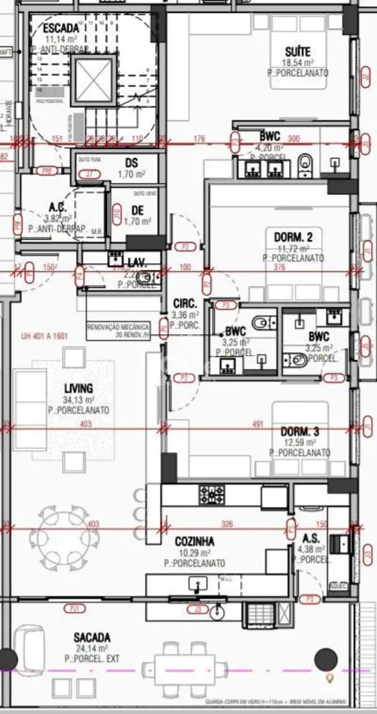 Apartamento, 3 quartos, 152 m² - Foto 2