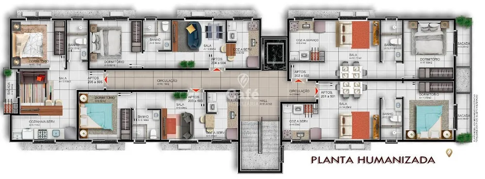 Apartamento, 1 quarto, 34 m² - Foto 3
