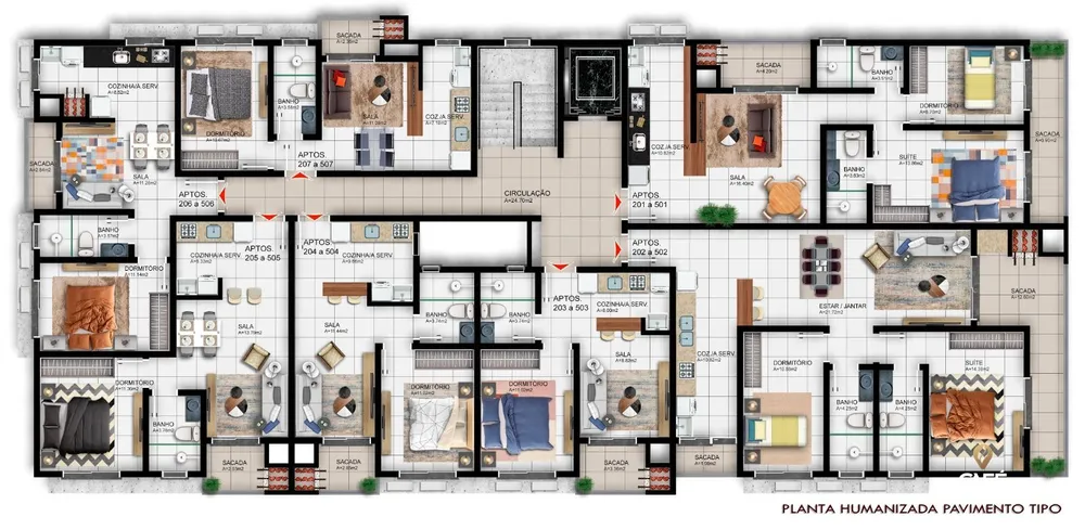 Apartamento, 2 quartos, 99 m² - Foto 1