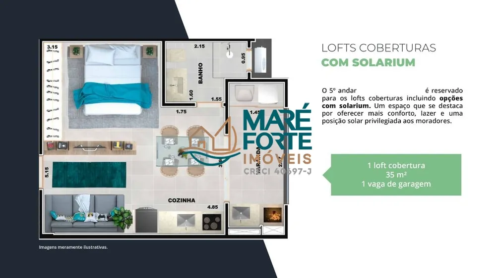 Apartamento, 1 quarto, 34 m² - Foto 7