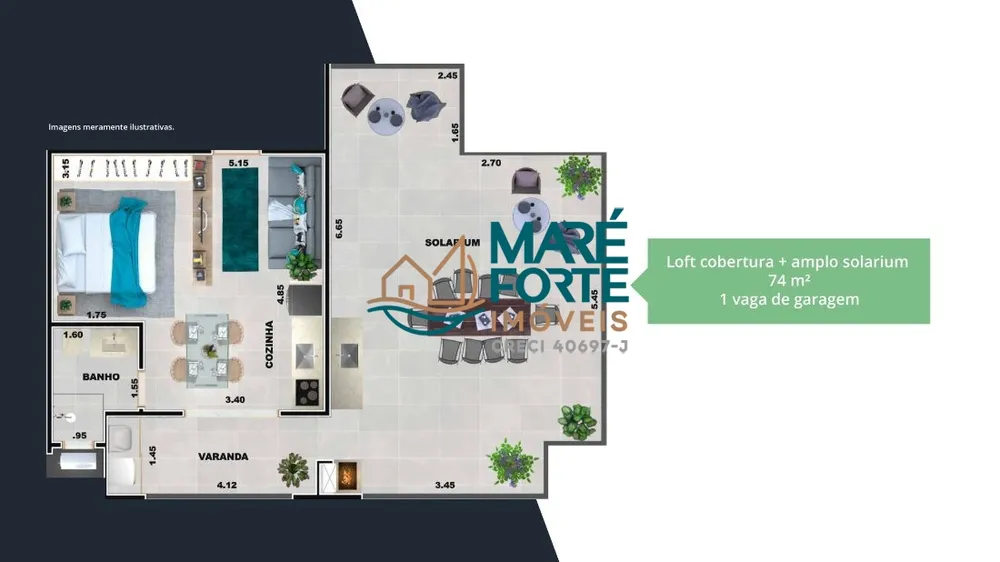 Apartamento, 1 quarto, 34 m² - Foto 9