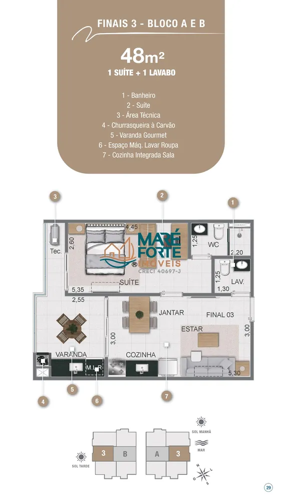Apartamento, 1 quarto, 47 m² - Foto 3