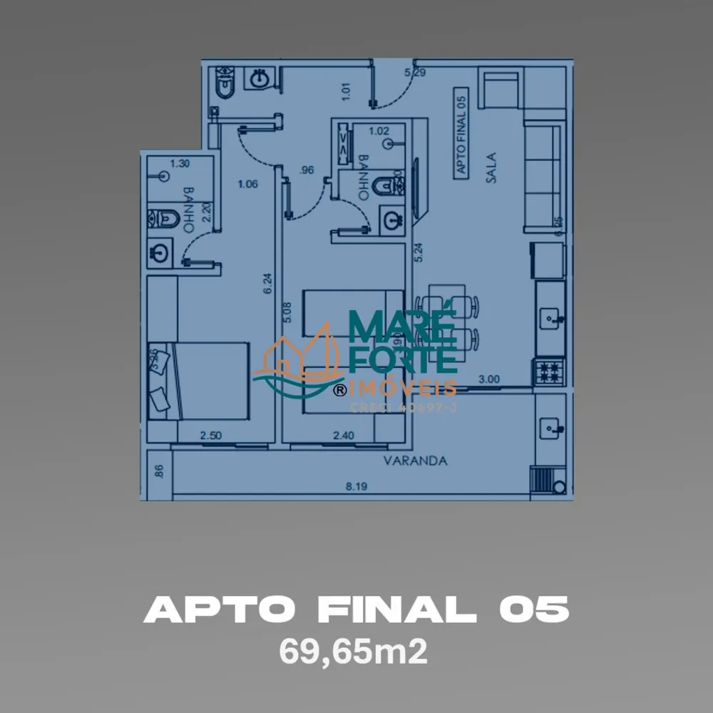 Apartamento, 1 quarto, 35 m² - Foto 3