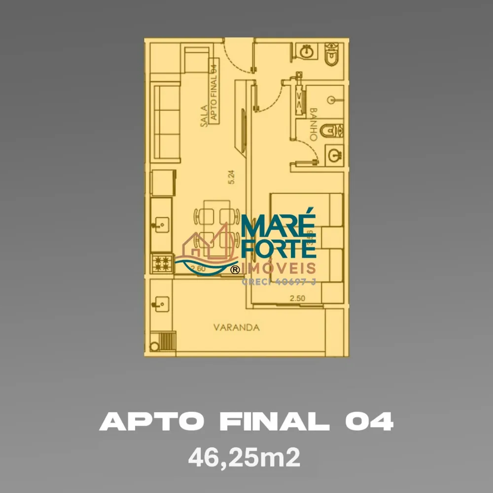 Apartamento, 1 quarto, 35 m² - Foto 5