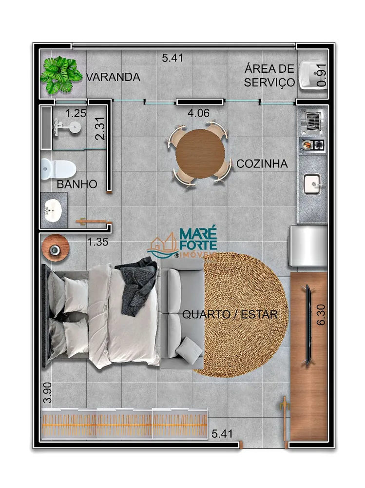 Apartamento, 42 m² - Foto 8