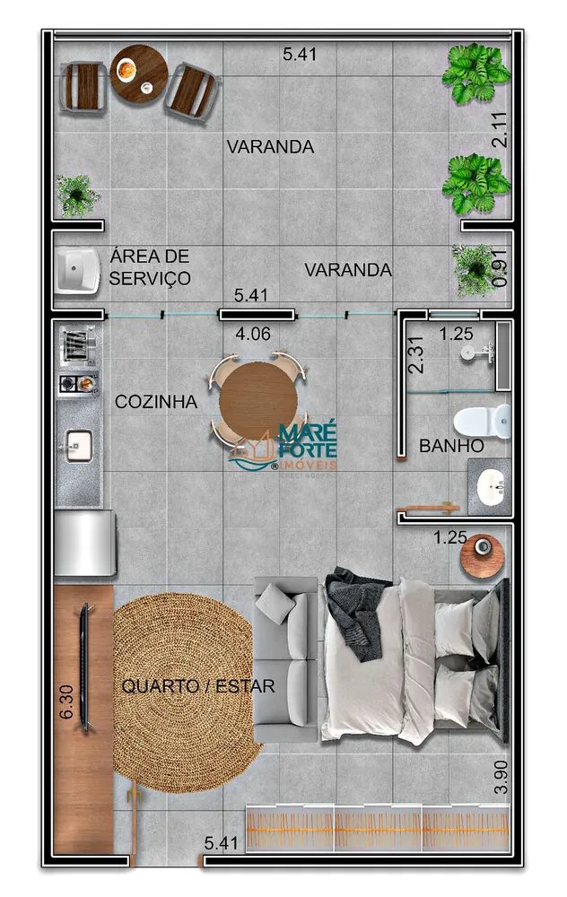 Apartamento, 42 m² - Foto 11