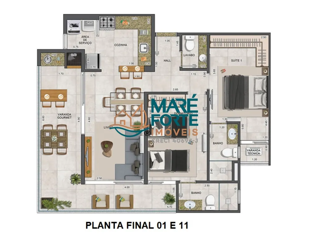 Apartamento, 2 quartos, 67 m² - Foto 19