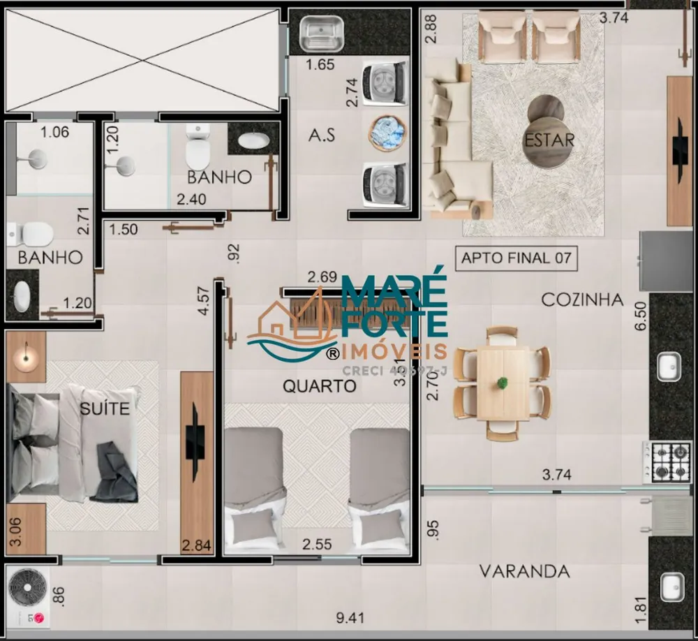 Apartamento, 2 quartos, 70 m² - Foto 11
