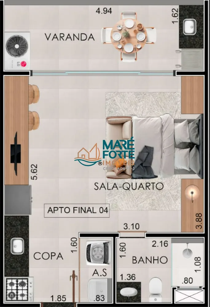 Apartamento, 2 quartos, 70 m² - Foto 9