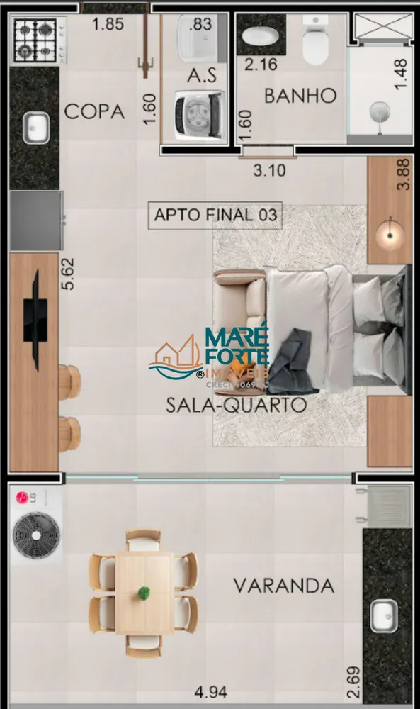Apartamento, 2 quartos, 70 m² - Foto 8