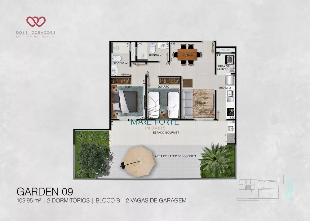 Apartamento à venda com 2 quartos, 80m² - Foto 5