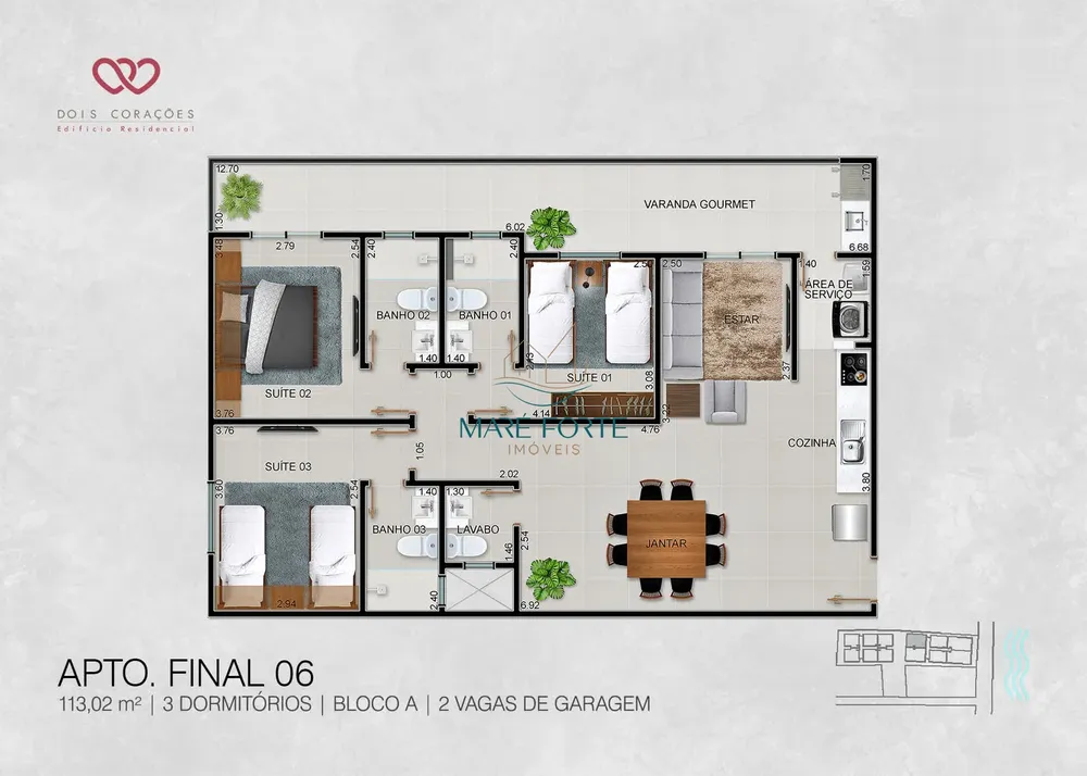 Apartamento, 2 quartos, 80 m² - Foto 12