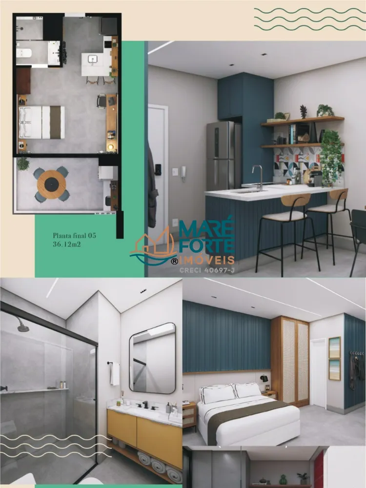 Apartamento, 1 quarto, 35 m² - Foto 4