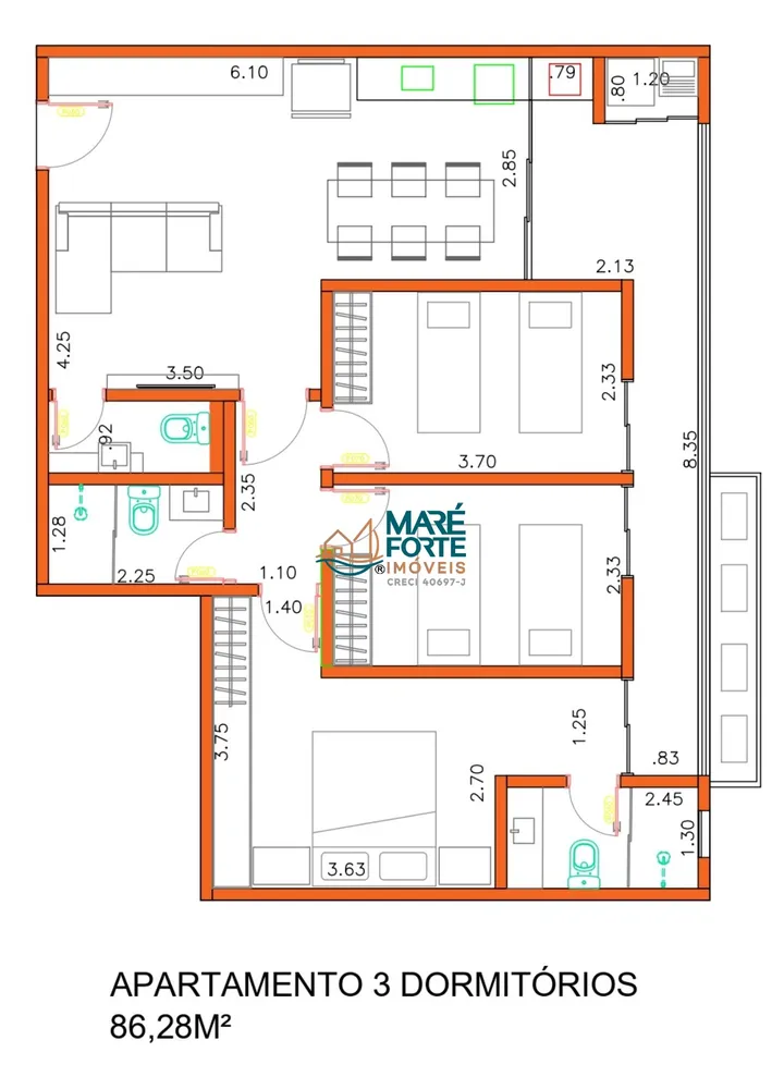 Apartamento, 1 quarto, 36 m² - Foto 11