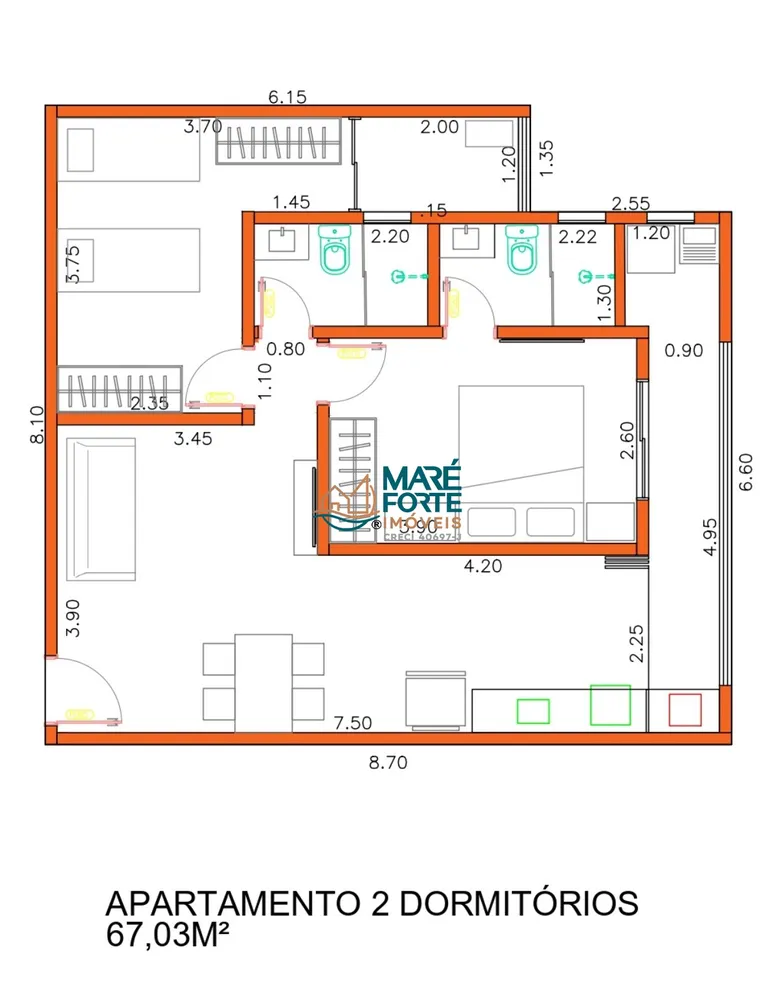 Apartamento, 1 quarto, 36 m² - Foto 10