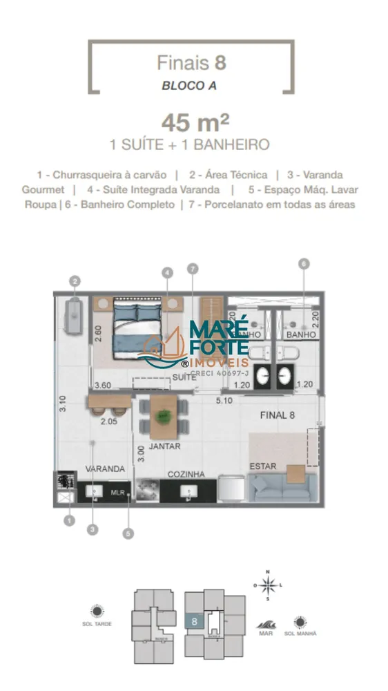 Apartamento, 2 quartos, 63 m² - Foto 7