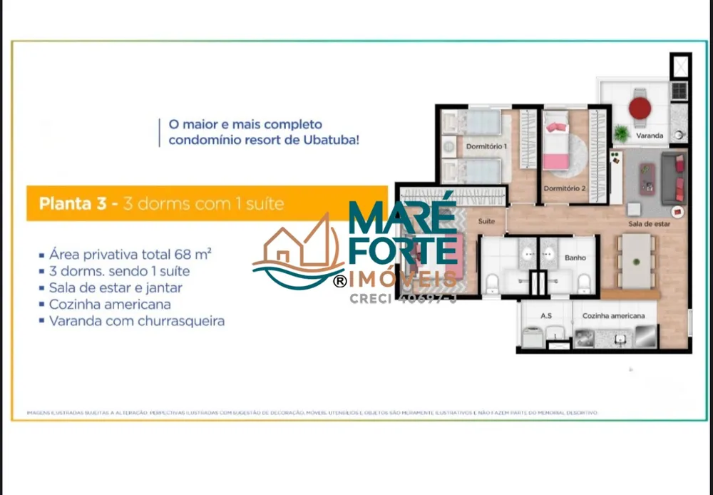 Apartamento, 2 quartos, 58 m² - Foto 9